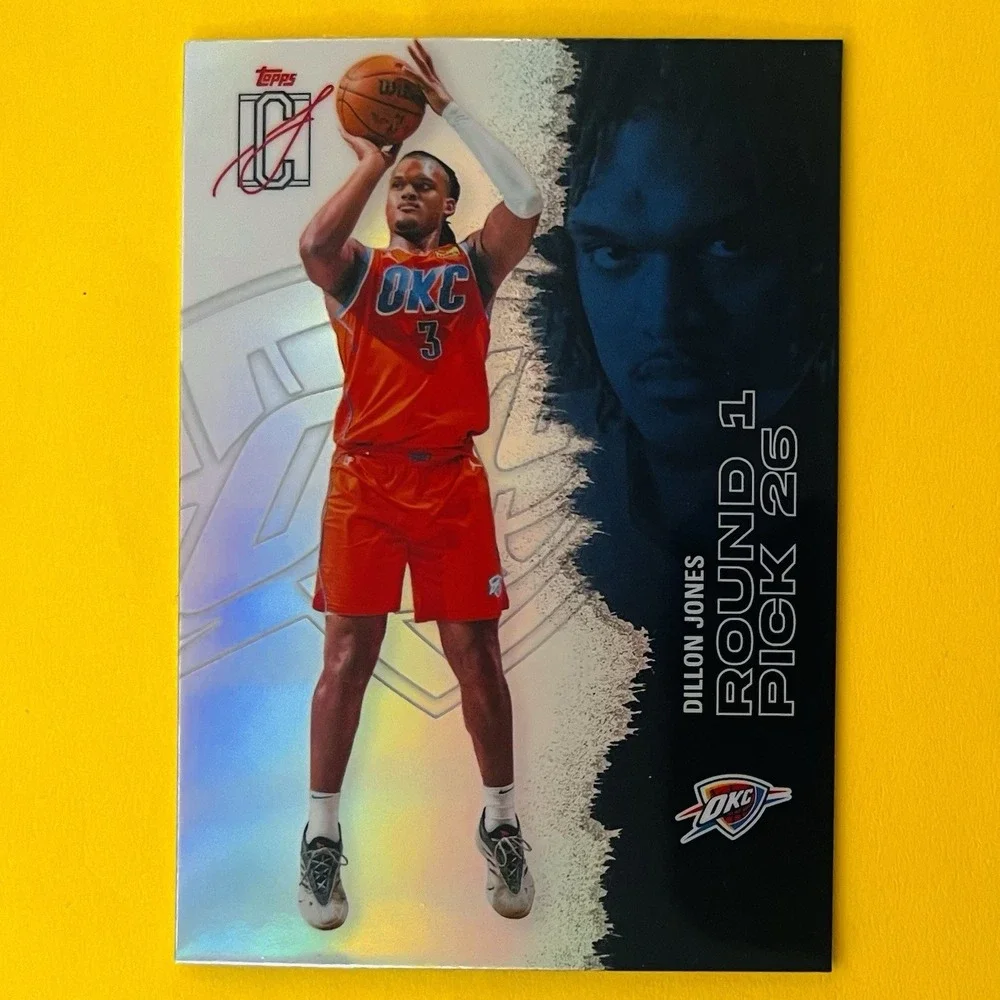 2025-26 Topps Signature Class‎ Dillon Jones Refractor Round 1 Pick 26 #11 RC